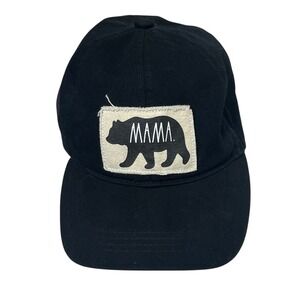 Rae Dunn‎ Mama Bear Baseball Womens Cap Black Slideback Adjustable Hat Bear